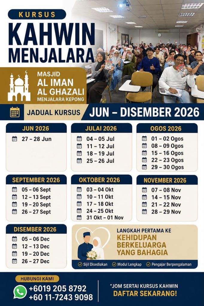 kursus kahwin manjalara damansara taman tun ttdi 2026